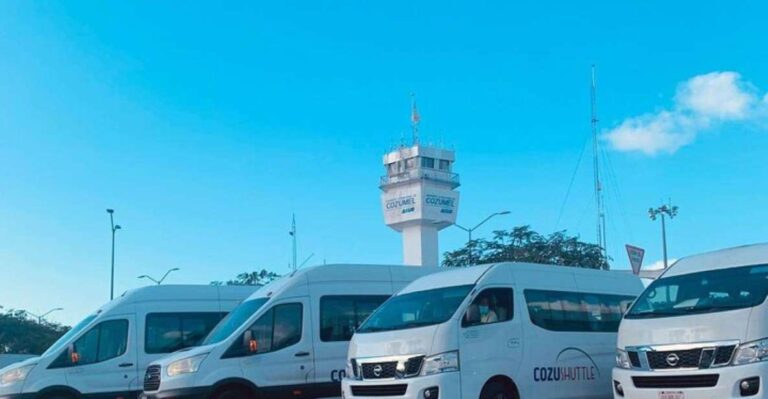 Cozumel: Shared Shuttle From Cozumel Airport to Your Hotel