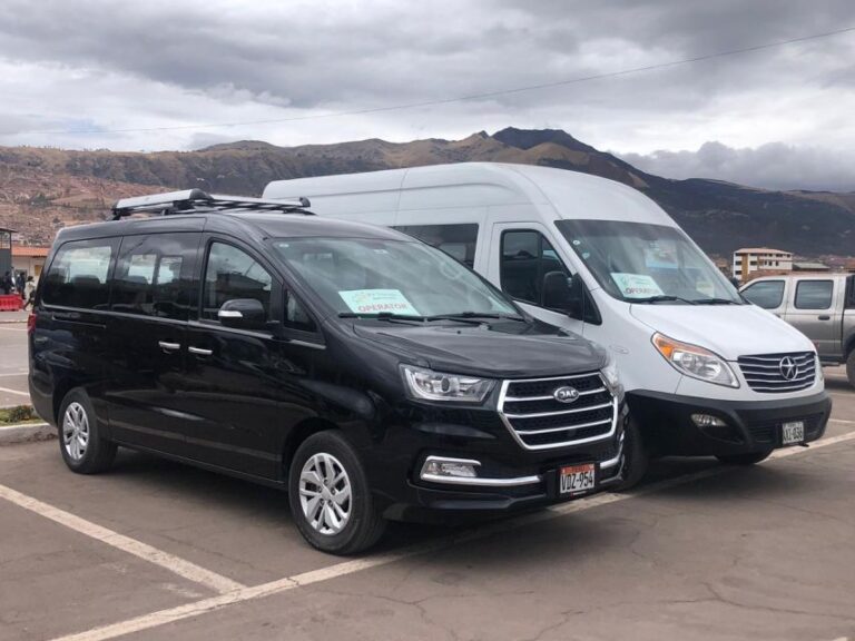 Cusco Airport: Private 1-Way Transfer