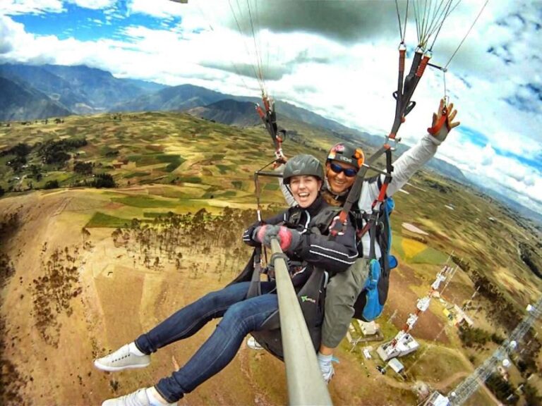 Cusco:Paragliding Flight Over the Sacred Valley of the Incas