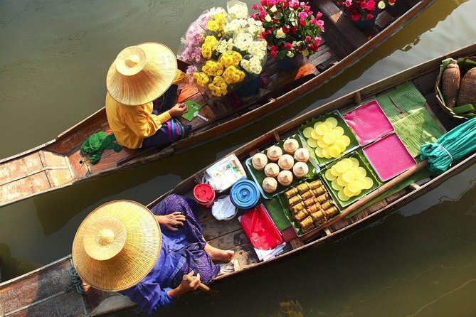 Damnern Saduak Floating Market, Grand Palace and Wat Phra Keo Tour From Bangkok