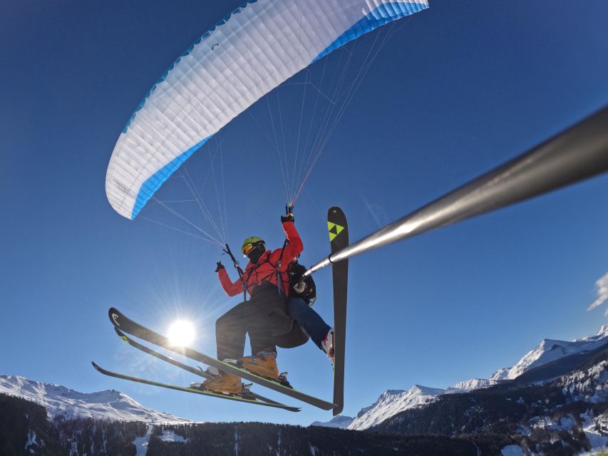 1 davos ski paragliding Davos: Ski Paragliding Experience