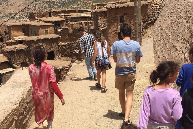 Day Tour From Marrakech to Atlas Mountains Valleys, Camel Ride & Berber Family