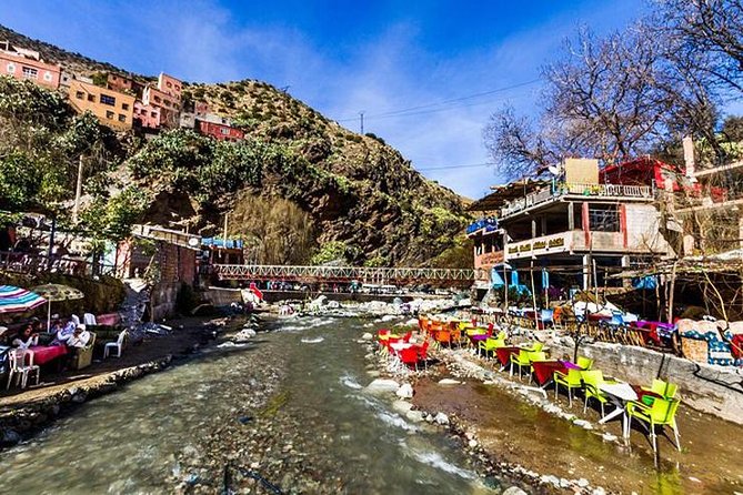 1 day trip to atlas mountains ourika waterfall berber villages with camel rid Day Trip to Atlas Mountains Ourika Waterfall & Berber Villages & With Camel Rid