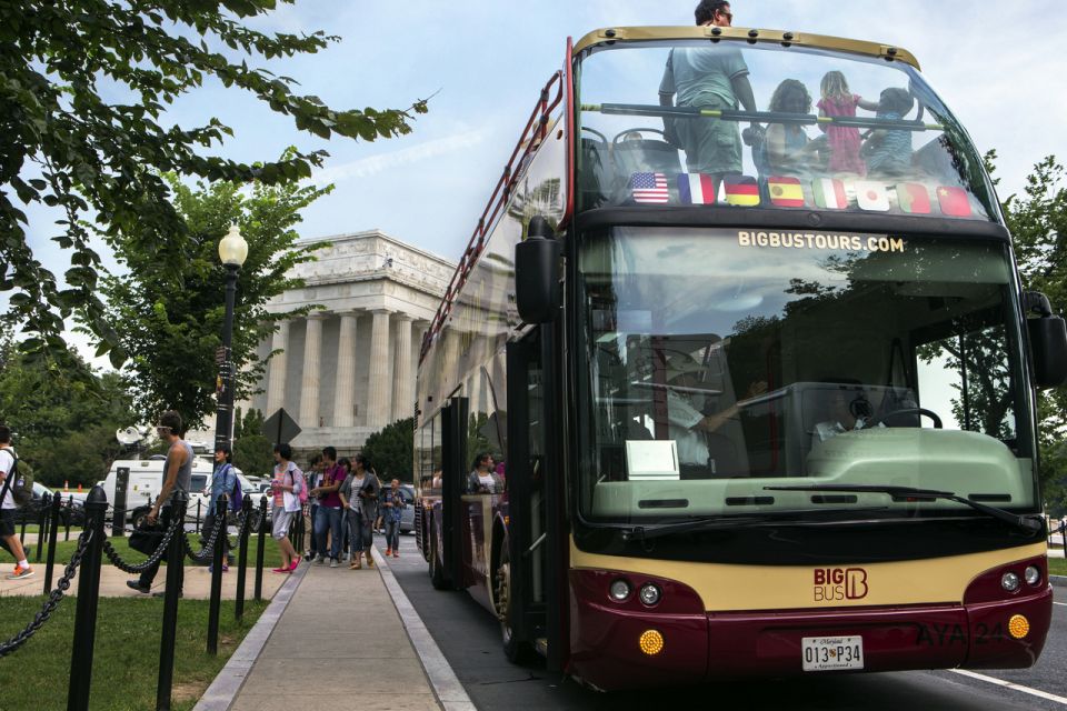 1 dc hop on hop off bus tour sightseeing water taxi cruise DC: Hop-on Hop-off Bus Tour & Sightseeing Water Taxi Cruise