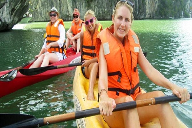 1 deluxe halong bay full day cruise small groupkayakinghikinglunch all include Deluxe Halong Bay Full Day Cruise Small Group,Kayaking,Hiking,Lunch, ALL INCLUDE