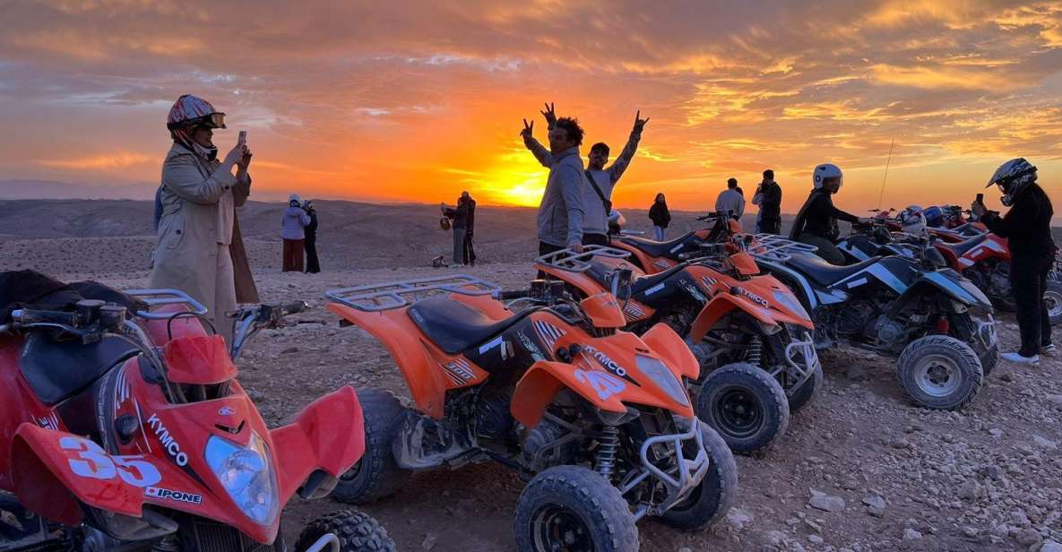 Desert Quad Biking Plus Camel Riding and Starry Dinner - Scenic Sunset Views in the Desert