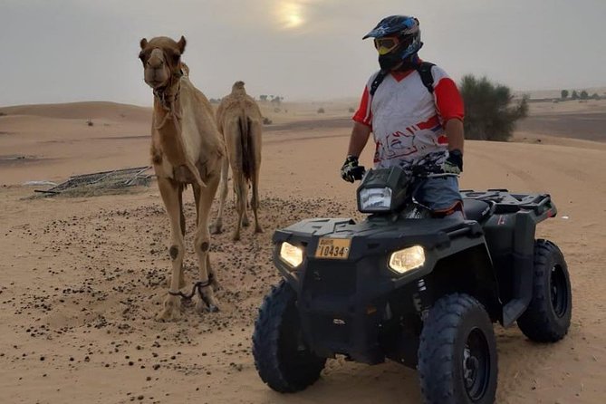 Desert Safari Dubai , Quad Bike, Camel Ride & Al Khayma Camp