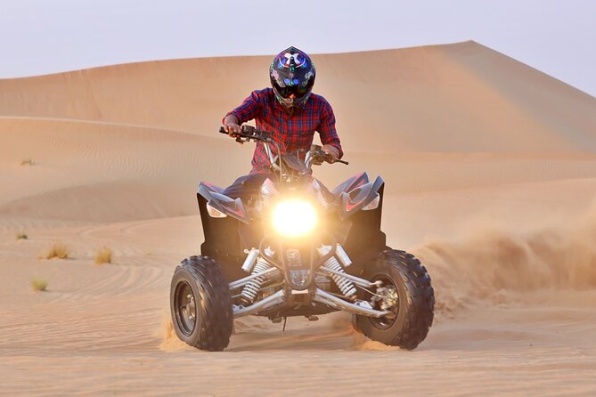 Desert Safari With BBQ Dinner, Quad Bike & Camel Ride From Dubai