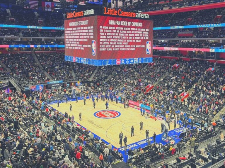 Detroit: Detroit Pistons Basketball Game Ticket