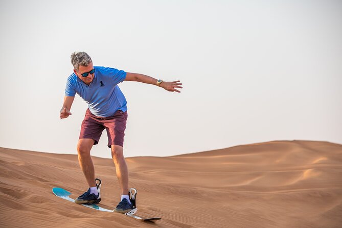 Doha Sunset Safari: Camel Trek With Dune Bashing and Sandboarding