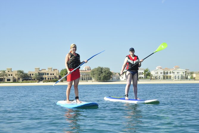 1 dubai 1 hour stand up paddleboarding palm jumeirah Dubai 1-Hour Stand-up Paddleboarding Palm Jumeirah