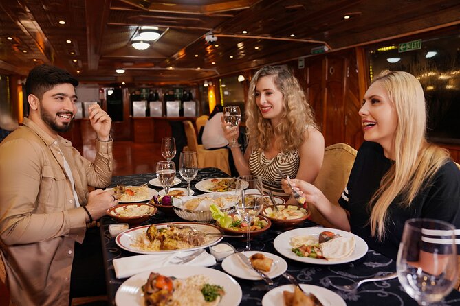 Dubai Creek Royal Dinner Dhow Cruise With Optional Pickup