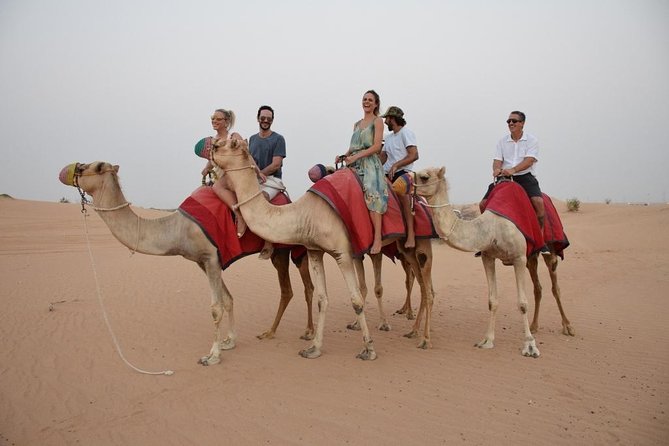 Dubai Desert 4×4 Dune Bashing, Sandboarding, Camel Riding, Dinner