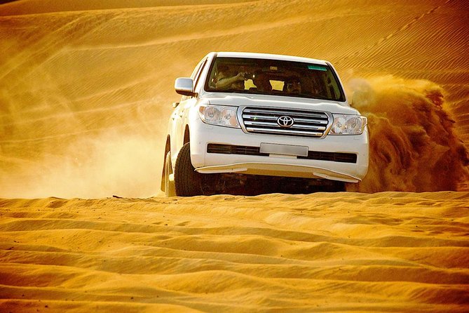 Dubai Desert Safari in Morning With Camel Ride and Sand Boarding