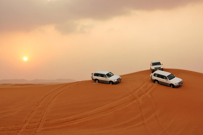 Dubai Desert Safari With BBQ Dinner, Camel Ride, and Shows