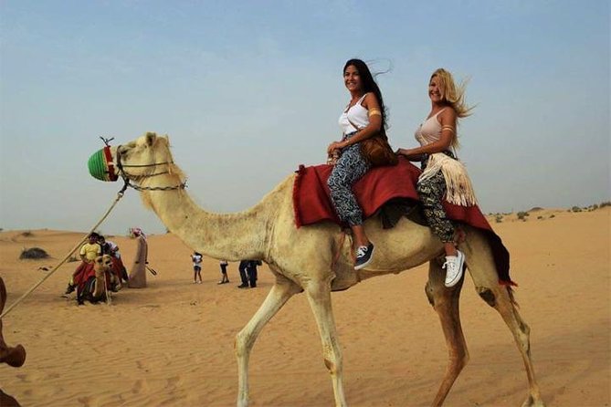 Dubai Desert Safari With Dance Show, Sand Boarding, Camel & BBQ