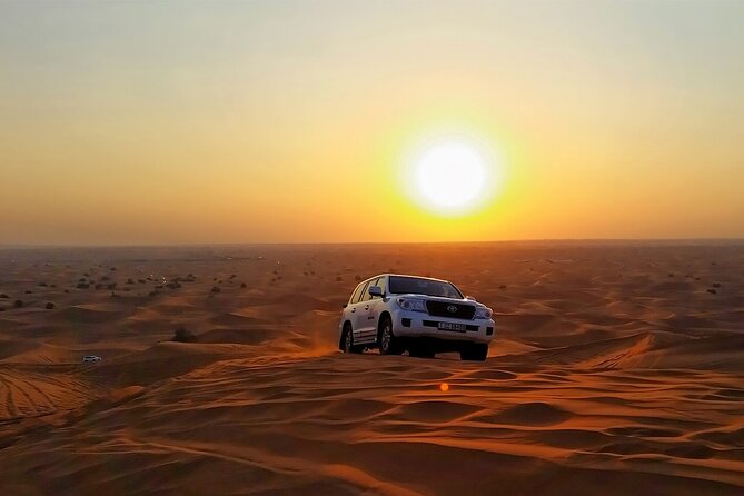 Dubai Desert Safari With Dinner, Dune Bashing and Camel Riding