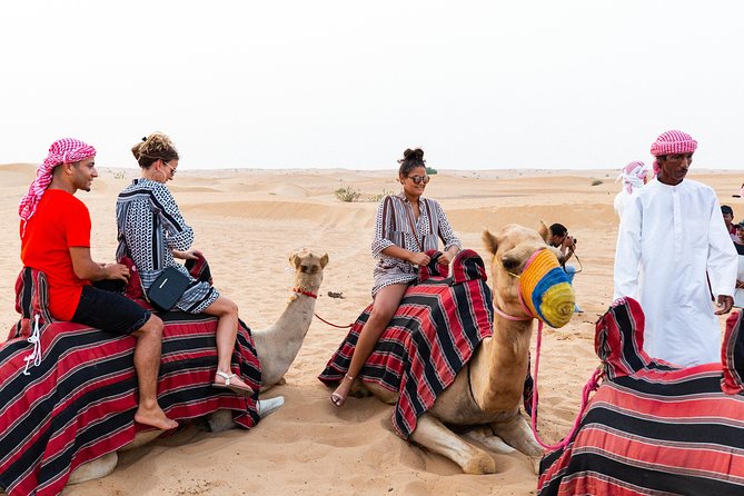 Dubai Desert Safari With Quads, BBQ Dinner, Camel Ride, & Shows