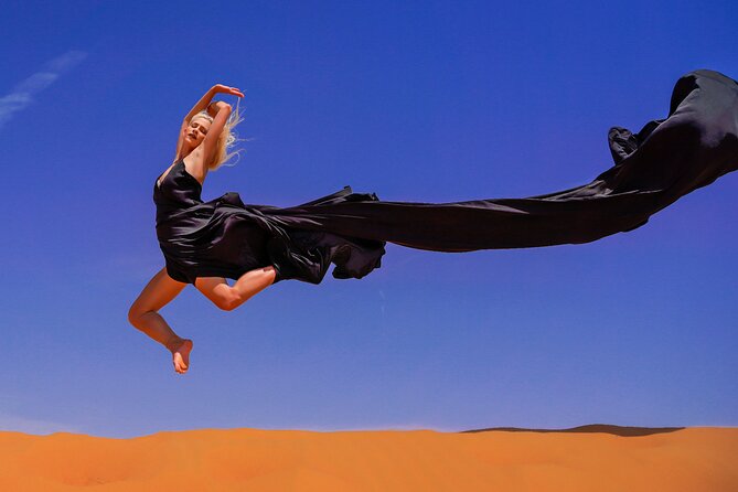 Dubai: Flying Dress With Photography and Thrilling Dune Drive