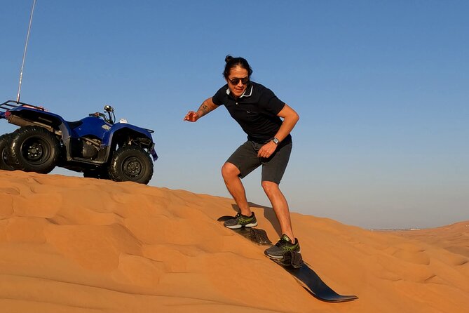 Dubai: Jeep Desert Safari, Camel Riding, ATV & Sandboarding