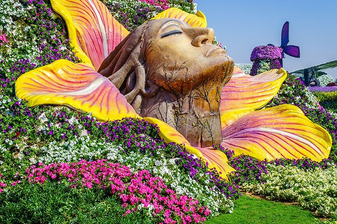 Dubai Miracle Garden Ticket With Transfer