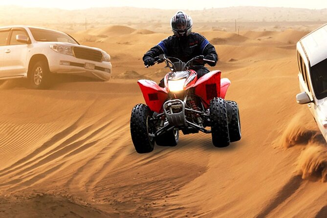 Dubai Morning Desert Safari With ATV and Sandboarding