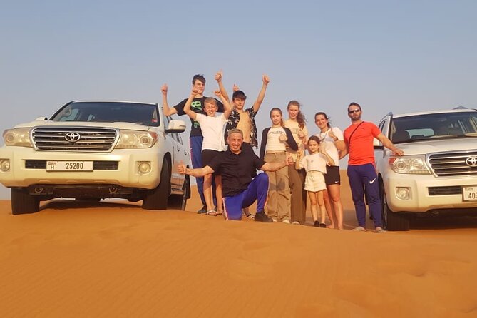 Dubai Premium Desert Safari With Dune Bash and BBQ Dinner - Booking Details