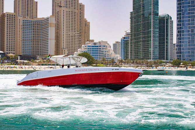 1 dubai private boat charter with optional island getaway upgrade Dubai Private Boat Charter With Optional Island Getaway Upgrade