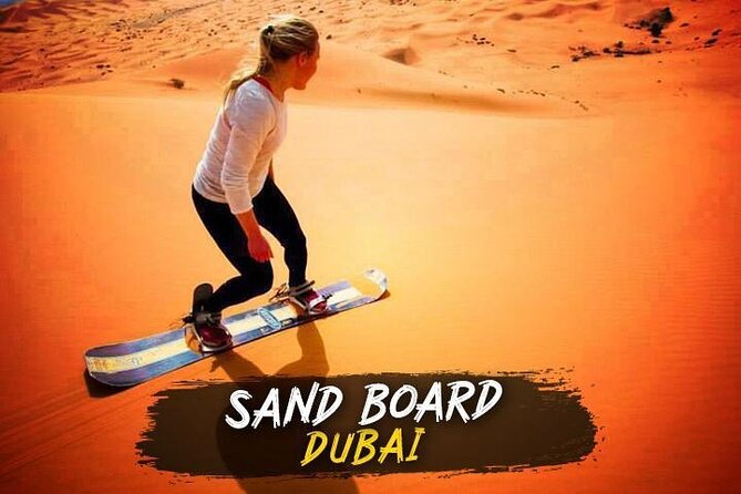 Dubai Quad Bike Ride 30 Min: Dune Bashing, Sand Boarding & Dinner