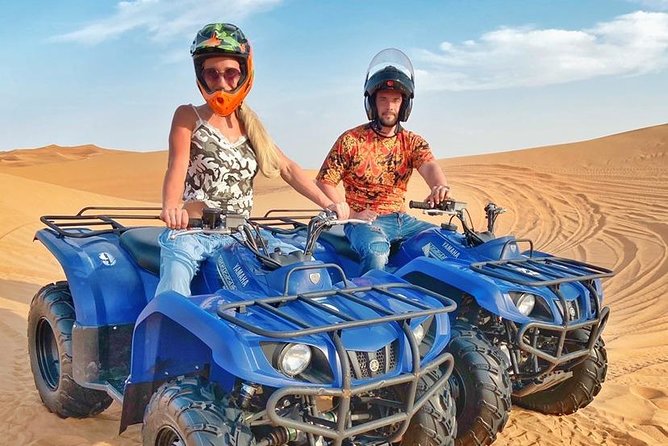 Dubai Red Dune Desert Safari: ATV Self-Drive, Dune Bash, BBQ