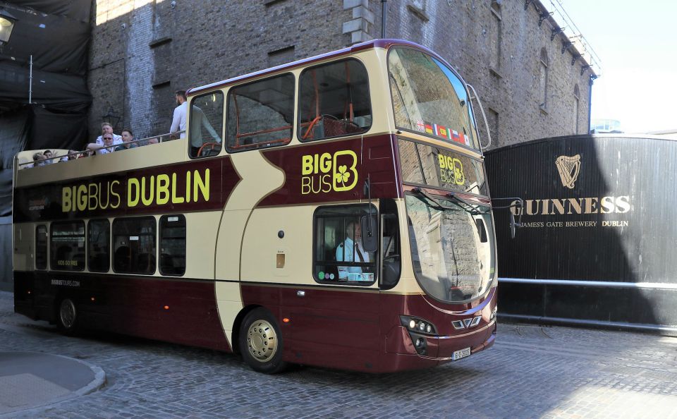 Dublin: Guinness Storehouse Ticket & Hop-on Hop-off Bus Tour - Booking Details