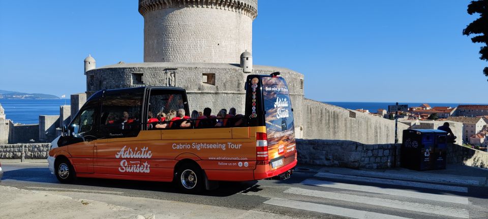 1 dubrovnik convertible bus panorama tour with audio guide Dubrovnik: Convertible Bus Panorama Tour With Audio Guide