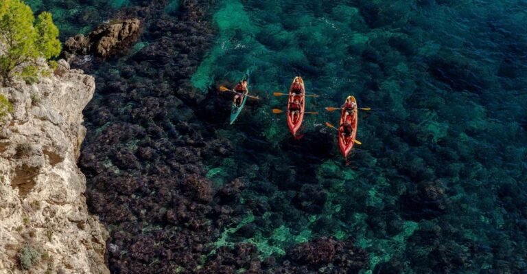 Dubrovnik: Day or Sunset Kayak Tour With Snorkeling & Snack