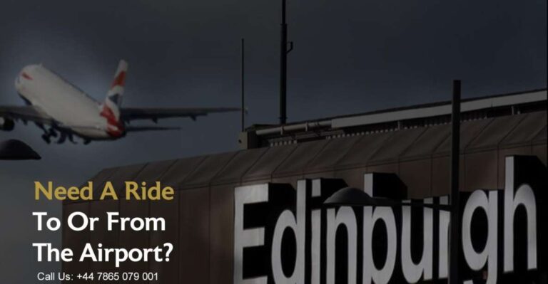 Edinburgh Airport to Edinburgh City (3 Pax – 3 Lug)