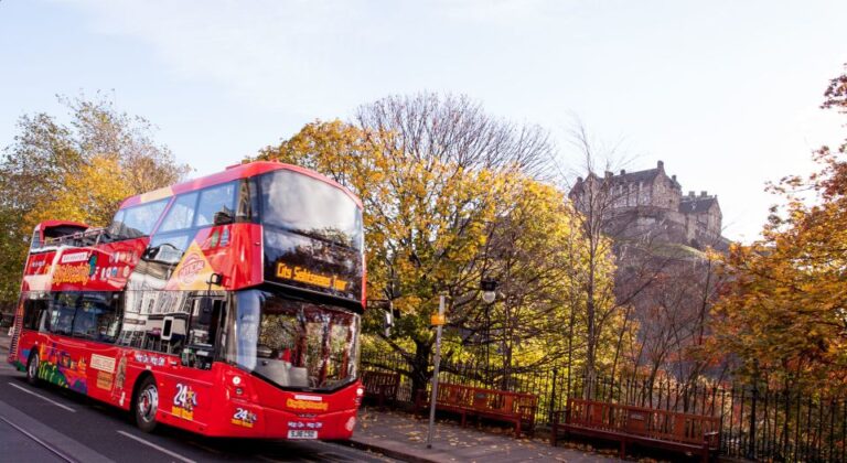 Edinburgh: Hop-On Hop-Off Bus Pass With 3 City Tours