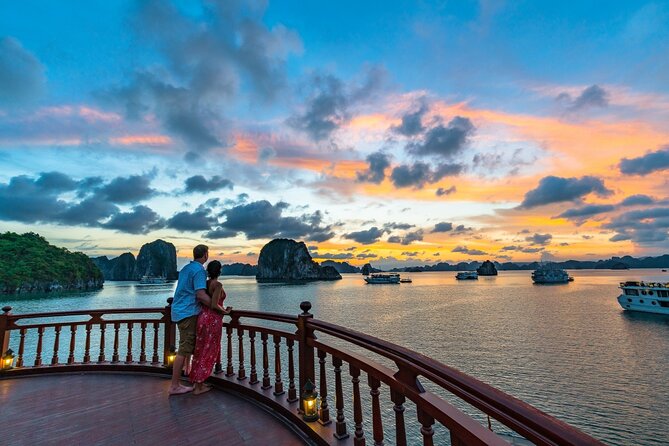 Emperor Cruises Experience 2 Days 1 Night in Halong Bay.