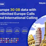 1 european esim plan 30gb data and unlimited local eu calls 3 EUropean Esim Plan 30GB Data and Unlimited Local EU Calls