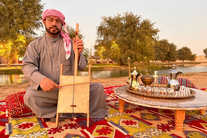 Evening Camel Caravan, Bedouin Dinner With Al Marmoom Oasis