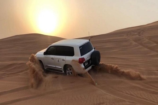 Evening Desert Safari With Dune Bashing, Camel Ride, Dinner  – Dubai