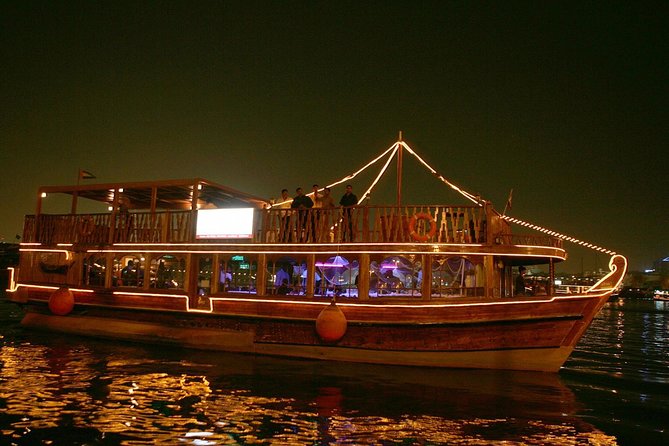 1 evening dhow dinner cruise in dubai Evening Dhow Dinner Cruise in Dubai