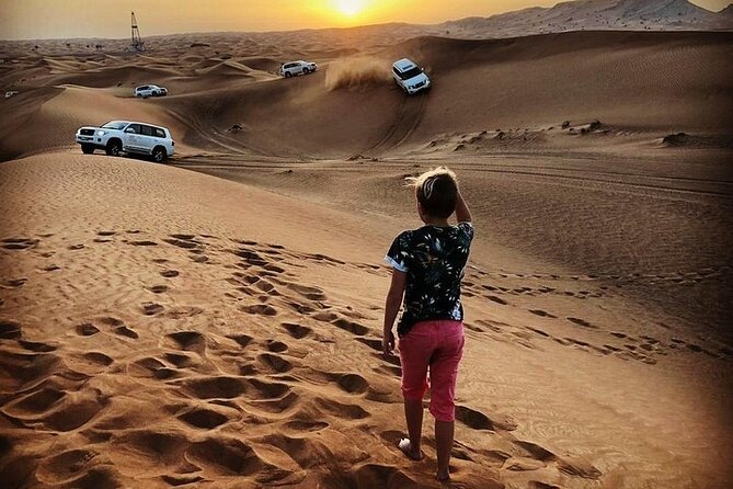 Evening Red Sand Desert Safari With BBQ Dinner, Private