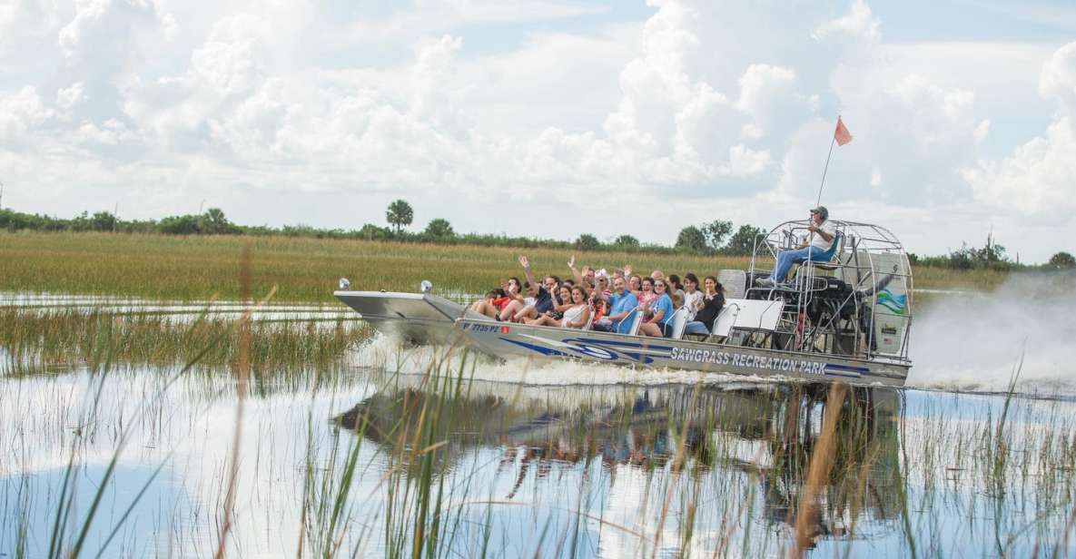 1 everglades sawgrass park airboat adventure package Everglades: Sawgrass Park Airboat Adventure Package
