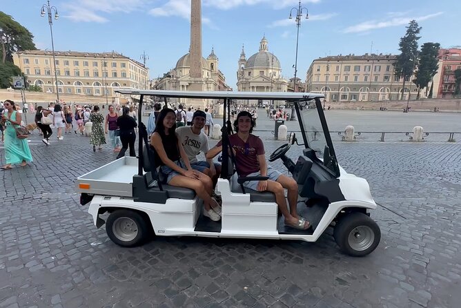 Explore Rome Highlights by Golf Cart
