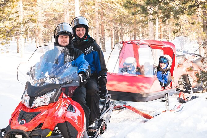 Family Snowmobile Safari From Santa Claus Village