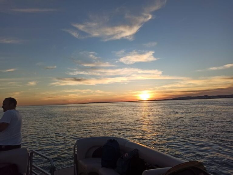 Faro: Sunset 1 Hour Ria Formosa Boat Tour