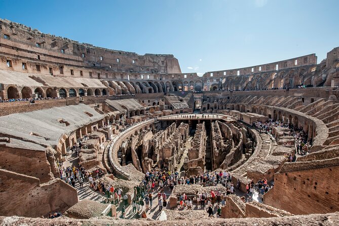 Fast Track: Colosseum With Arena Floor Entrance, Forum and Palatine Hill Tour