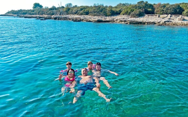 Fazana: Private Cruise Brijuni & Fossil Island Snorkeling