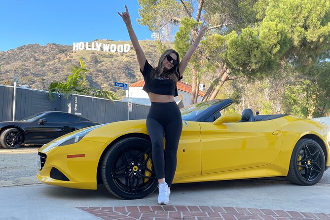 1 ferrari california t private tour to hollywood sign view point Ferrari "California T" Private Tour to Hollywood Sign View Point