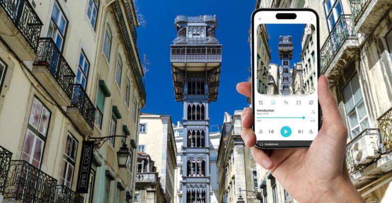 First Time in Lisbon: Walking In-App Audio Tour in English