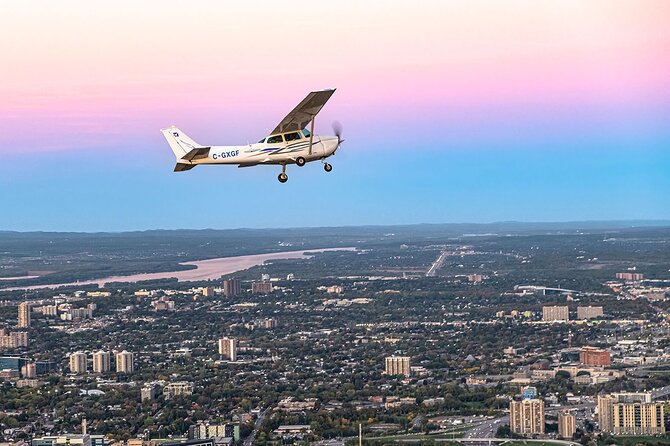 Fly Over the City of Ottawa by Plane